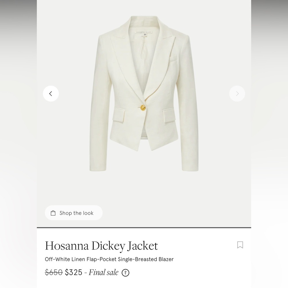 Veronica Beard Hosanna Dickey Jacket